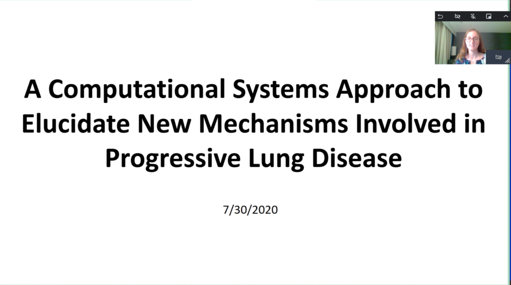 A Computational Systems Approach to elucidate new mechanisms involved in progressive lung disease presentation